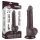 Lovetoy Sliding-Skin - herés kétrétegű dildó - 19,5 cm (barna)