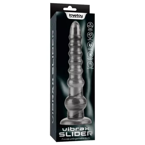Lovetoy King Sized - extra nagy vibrátor - 32 cm (szürke)