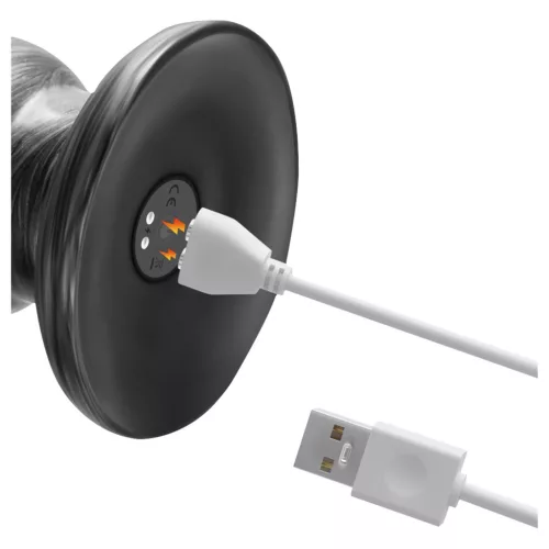 Lovetoy King Sized - extra nagy vibrátor - 32 cm (szürke)