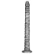 Lovetoy King Sized - extra nagy vibrátor - 40,5 cm (szürke)