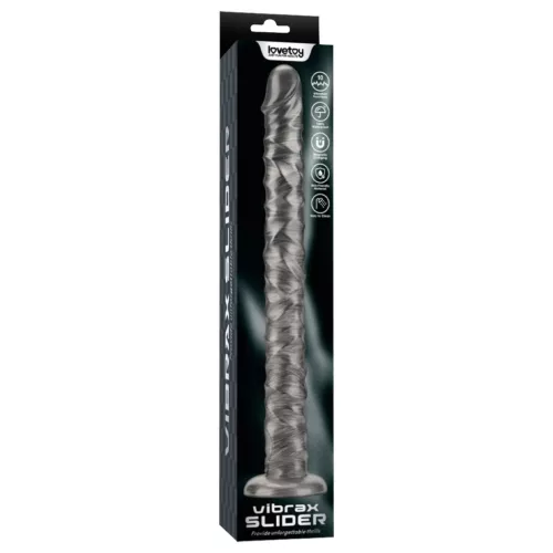 Lovetoy King Sized - extra nagy vibrátor - 40,5 cm (szürke)