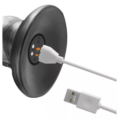 Lovetoy King Sized - extra nagy vibrátor - 40,5 cm (szürke)