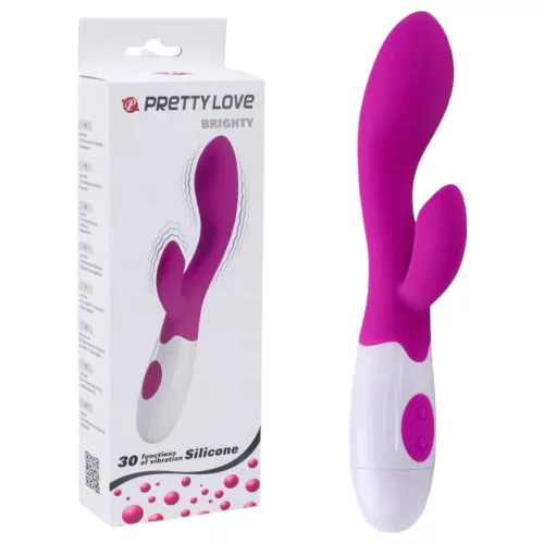Pretty Love Brighty - csiklókaros G-pont vibrátor (lila)