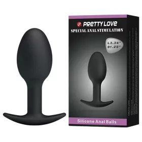 Pretty Love - anál dildó (fekete)