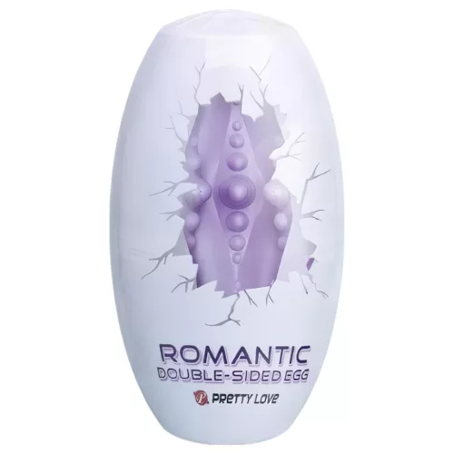 Pretty Love Romantic - maszturbátor tojás - 1 db (lila)