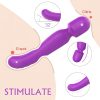 Sex HD Iris - 2 motoros melegítő masszírozó vibrátor (lila)