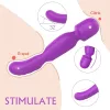 Sex HD Iris - 2 motoros melegítő masszírozó vibrátor (lila)
