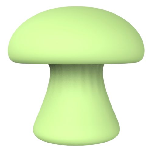 Magic Mushroom - akkus arc masszírozó (zöld)