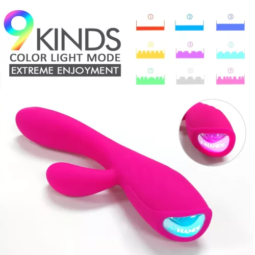 Sex HD Muses - akkus, vízálló melegítő vibrátor (pink)