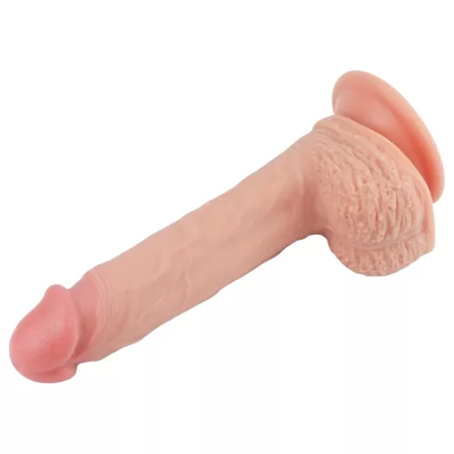 Lovetoy Nature Cock - tapadókorongos élethű dildó - 21cm (natúr)