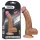 Lovetoy - élethű, hajlított dildó - 20cm (natúr)