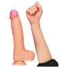 Lovetoy Nature Cock - kétrétegű élethű dildó - 25 cm (testszínű)