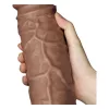 Lovetoy Chubby - tapadókorongos élethű dildó - 25cm (natúr)