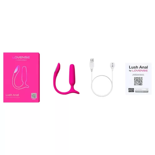 LOVENSE Lush Anal - okos anál vibrátor (pink)