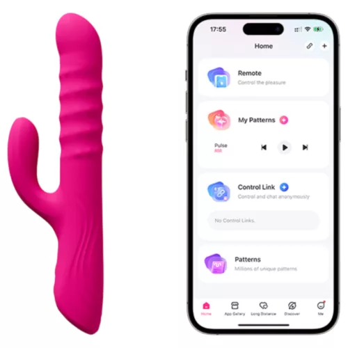 Lovense Velvo – App-vezérelt gyöngyös vibrátor (pink)