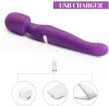 Tracy's Dog Wand - pulzáló masszírozó vibrátor (lila)