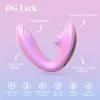 Tracy's Dog OG Lick - G-pont vibrátor és csiklóizgató (pink)