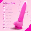 Tracy's Dog Jelivoy-Mid - élethű vibrátor - 20cm (pink)