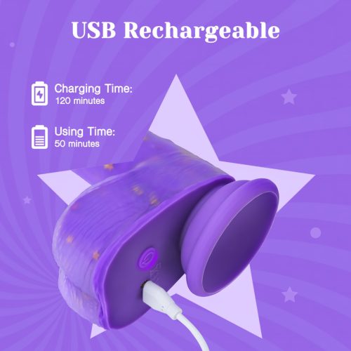 Tracy's Dog Jelivoy - élethű vibrátor - 22cm (lila)