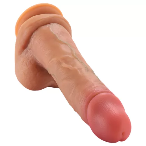 FeelSkin - ultra realisztikus herés dildó - natúr (23 cm)
