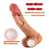 FeelSkin - ultra realisztikus herés dildó - natúr (25 cm)