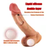 FeelSkin - ultra realisztikus herés dildó - natúr (16 cm)