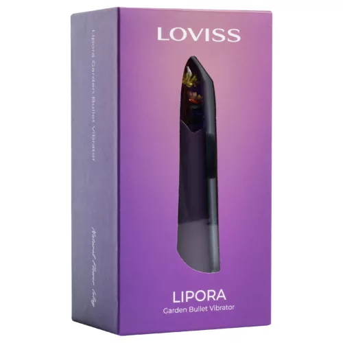 LOVISS Flower - mini rúdvibrátor (lila)