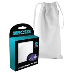   Safe Sex - antibakteriális diszkrét tároló táska - fehér (L)