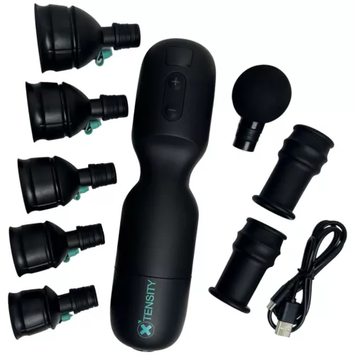 Xtensity 1 - vákuumos, pulzáló maszturbátor (fekete)