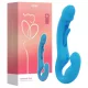 Honey Play Box Harmony Duo - okos felcsatolható nyelves vibrátor (kék)