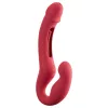 Honey Play Box Harmony Duo - App-vezérelt felcsatolható nyelves vibrátor (piros)