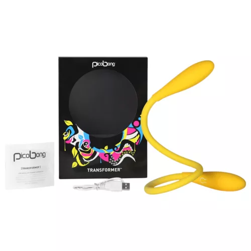 Picobong Transformer - vízálló unisex vibrátor (sárga)