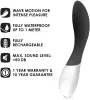 LELO Mona Wave - vízálló G-pont vibrátor (fekete)