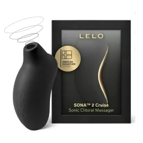 LELO Sona 2 Cruise - hanghullámos csiklóizgató (fekete)