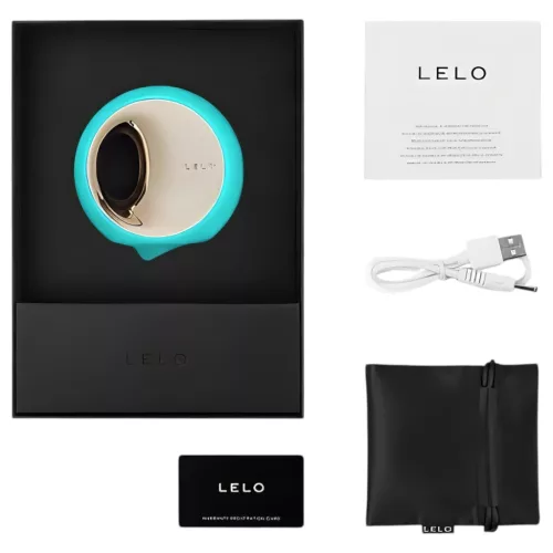 LELO Ora 3 - orálszex szimulátor és csikló vibrátor (türkiz)