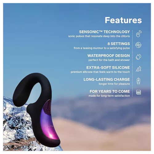 LELO Enigma - akkus, vízálló, 2in1 G-pont vibrátor (lila)