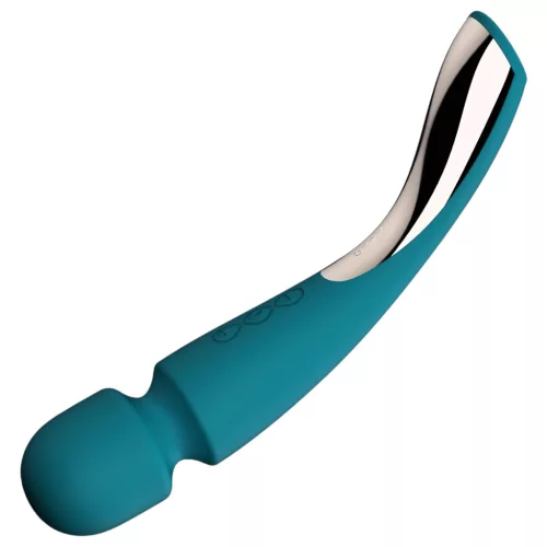 LELO Smart Wand 2 - közepes masszírozó vibrátor (türkiz)