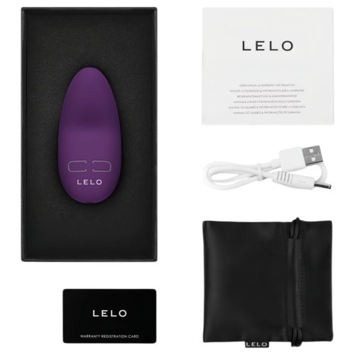 LELO Lily 3 - akkus, vízálló csikló vibrátor (sötét lila)