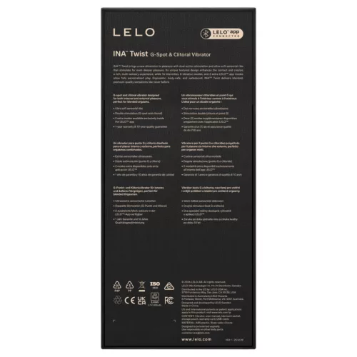 LELO INA Twist - appos, csiklókaros G-pont vibrátor (lila)