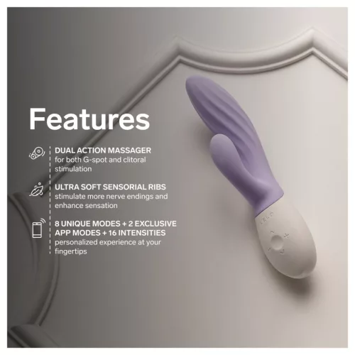 LELO INA Twist - appos, csiklókaros G-pont vibrátor (lila)