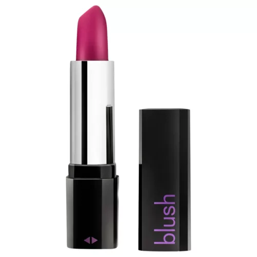 Blush Lipstick Rosé - vízálló rúzs vibrátor (fekete-pink)