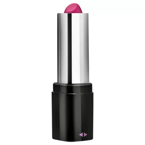 Blush Lipstick Rosé - vízálló rúzs vibrátor (fekete-pink)