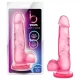 B Yours Sweet N Hard 4 - herés dildó - 18cm (pink)