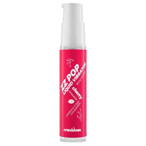 Crushious ZZ POP - ehető folyékony vibrátor, cseresznye (10ml)