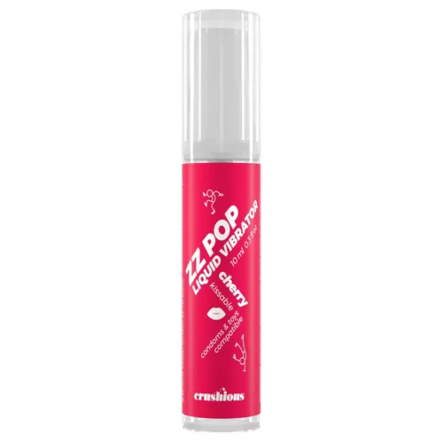 Crushious ZZ POP - ehető folyékony vibrátor, cseresznye (10ml)