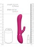 Vive Chou - akkus, cserélhető fejes csiklókaros vibrátor (pink)