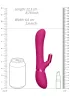 Vive Chou - akkus, cserélhető fejes csiklókaros vibrátor (pink)