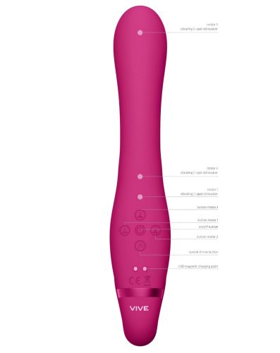 Vive Suki - felcsatolható vibrátor tartópánt nélkül (pink)