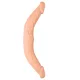 RealRock Double Dong 14 - dupla dildó (36cm) - natúr