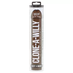 Clone-a-Willy - péniszmásoló szett vibrátorral (barna)